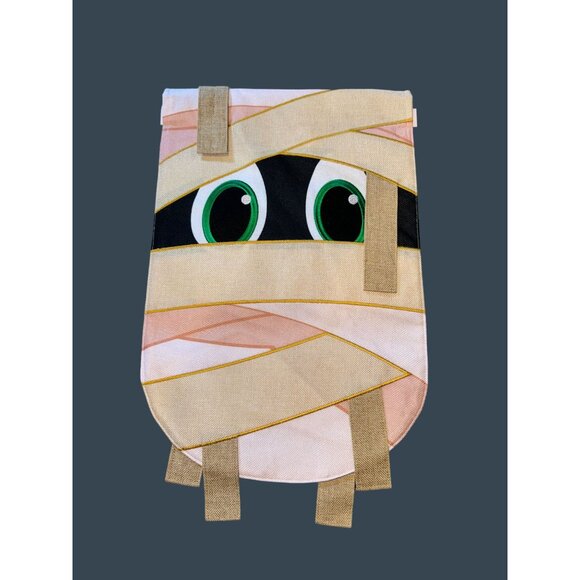 Halloween Mummy Garden Flag 12.5" x 18" Weather Fade Resistant  Appliqué - Picture 10 of 11